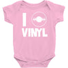 i love vinyl Baby Onesie