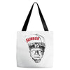 horror werewolf Tote Bags