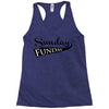 sunday funday Racerback Tank