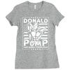 donald pump Ladies Fitted T-Shirt