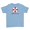 resident evil logo umbrella corporation zombie videogames Youth Tee