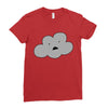 cloud say huh Ladies Fitted T-Shirt
