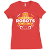 vote robots Ladies Fitted T-Shirt