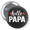Hello Papa Pin-back button