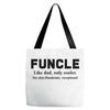 Funcle Like Dad, Only Cooler Tote Bags