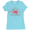 majestically awkward Ladies Fitted T-Shirt