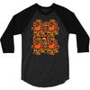 pumpkin pattern 3/4 Sleeve Shirt