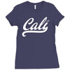 cali black logo Ladies Fitted T-Shirt
