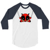deadpool cartoon 3/4 Sleeve Shirt