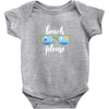 Beach Please Baby Bodysuit