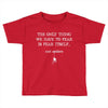 the only thing we have to fear is fear itself, and spiders Toddler T-shirt