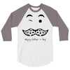 happy fathers day 2 3/4 Sleeve Shirt
