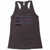 practice your texting Racerback Tank