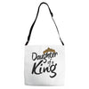daughter of a king Adjustable Strap Totes