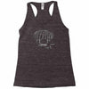 death skull Racerback Tank