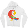 brids red Zipper Hoodie