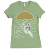 mountain biker Ladies Fitted T-Shirt