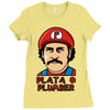 plata o plumber Ladies Fitted T-Shirt