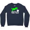 dino fast food  fun Crewneck Sweatshirt