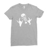 devil horns Ladies Fitted T-Shirt