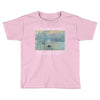 Claude Monet impression Sunrise Toddler T-shirt