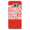 alcohol is a solution funny t shirt geek science alcohol shirt party b Samsung Galaxy S7