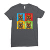 pop art Ladies Fitted T-Shirt