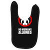 no humans allowed district 9 Baby Bibs