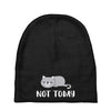 Cat Says Not Today Baby Beanies