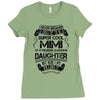 Super Cool Mimi Of A Freaking Awesome Daughter Ladies Fitted T-Shirt