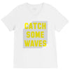 Catch Some Waves V-Neck Tee