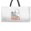 This Girl Loves Poodle Weekender Totes