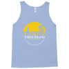 amity island jaws inspired movie shark printed Tank Top