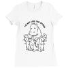 not like otters Ladies Fitted T-Shirt