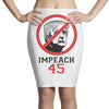 Impeach 45 Stop Trump Pencil Skirts