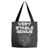 Very Stable Genius Tote Bags
