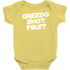 greedo shot first Baby Onesie