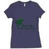 life life on the veg Ladies Fitted T-Shirt