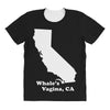 Whale's Vagina CA All Over Women's T-shirt
