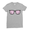 kacamata bujur Ladies Fitted T-Shirt