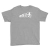 dj evolution funny music mixing djing disk jockey turntable Youth Tee