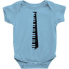 piano tie Baby Onesie