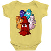 pac man ghost monsters Baby Onesie
