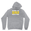 born to ski forced to work Hoodie