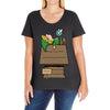 wake up Ladies Curvy T-Shirt