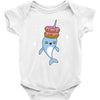 narwhal donuts kawaii cute unicorn harajuku sweet cool awesome Baby Onesie