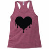 dripping heart melting heart Racerback Tank