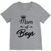 mom of boys V-Neck Tee