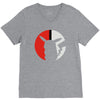 pikachu silhouette V-Neck Tee