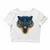 tiger fire Crop Top